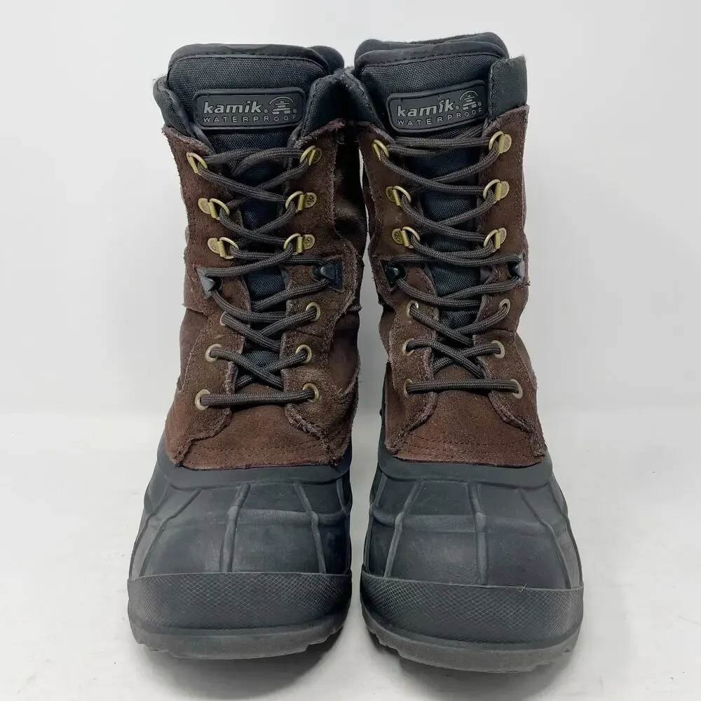 Kamik Suede Nation Plus Waterproof Insulated Winter Boots Mens 8
